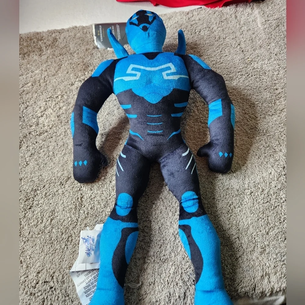 Blue Beetle Kids' Throw Pillow